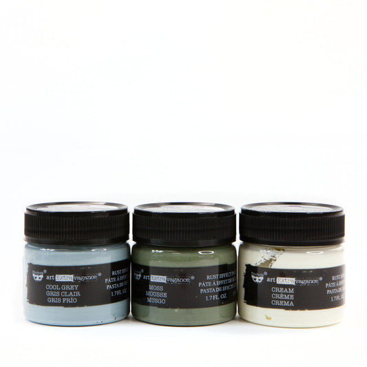 Art Extravagance – Texture Fantasy Patina Paste – Old Walls – 3 jar set x 50ml each