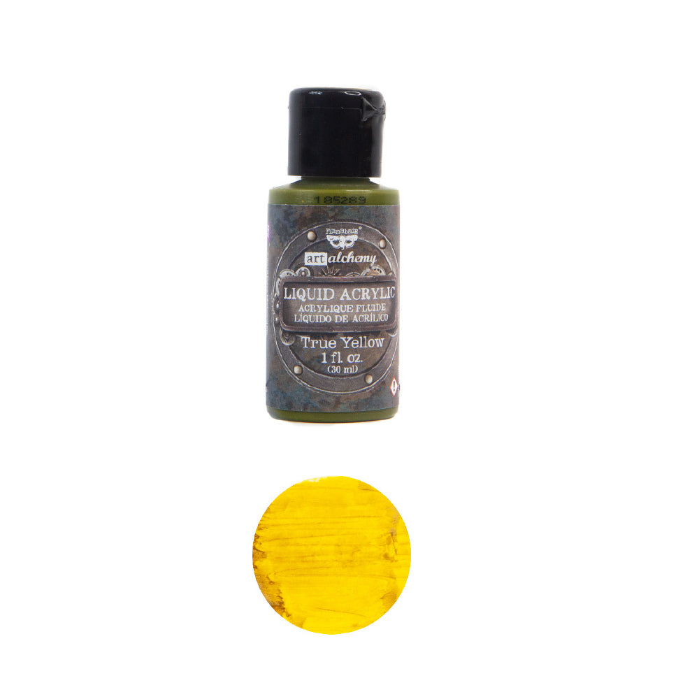 Art Alchemy-Liquid Acrylic True Yellow 1fl.oz (30ml)