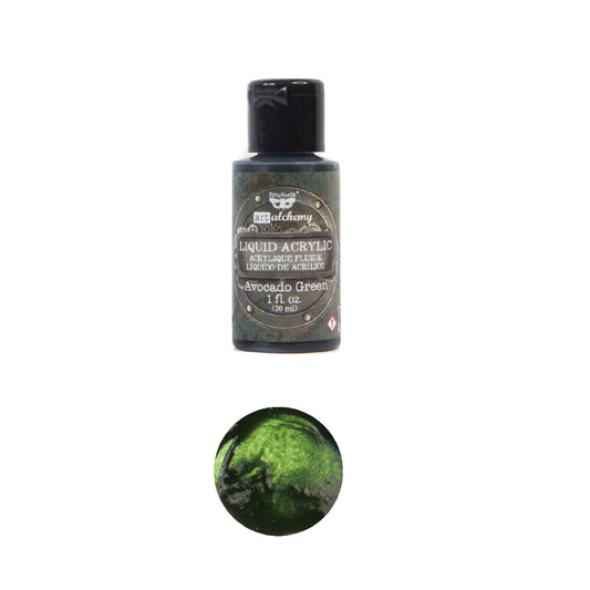 Art Alchemy-Liquid Acrylic Avocado Green 1fl.oz (30ml)