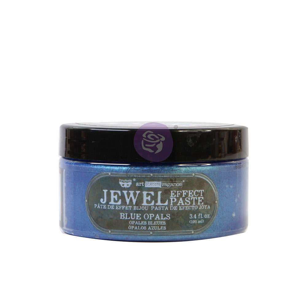 Art Extravagance – Jewel Texture Paste – Blue Opals – 1 jar, 100ml (3.4 fl oz)