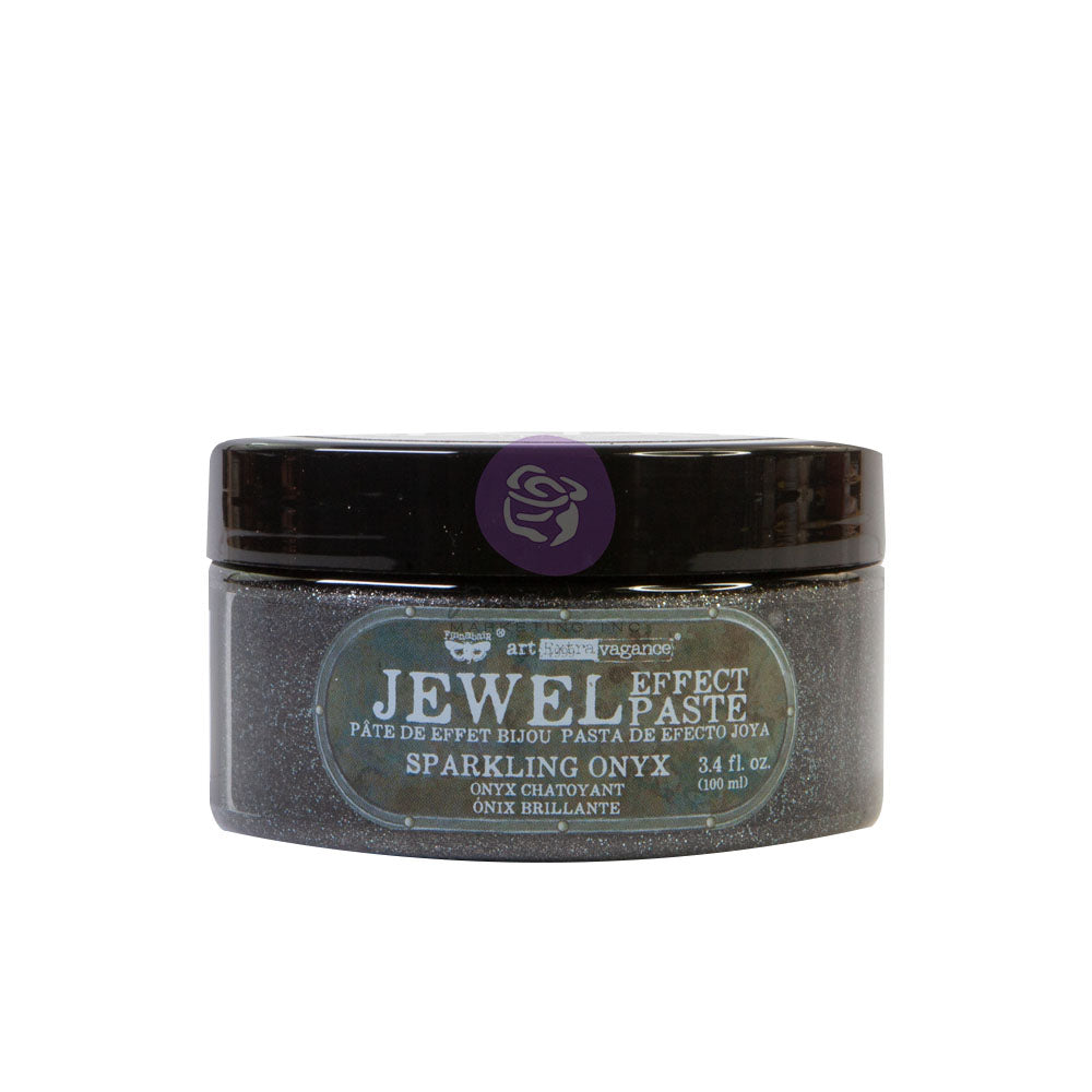 Art Extravagance – Jewel Texture Paste – Sparkling Onyx – 1 jar, 100ml (3.4 fl oz)