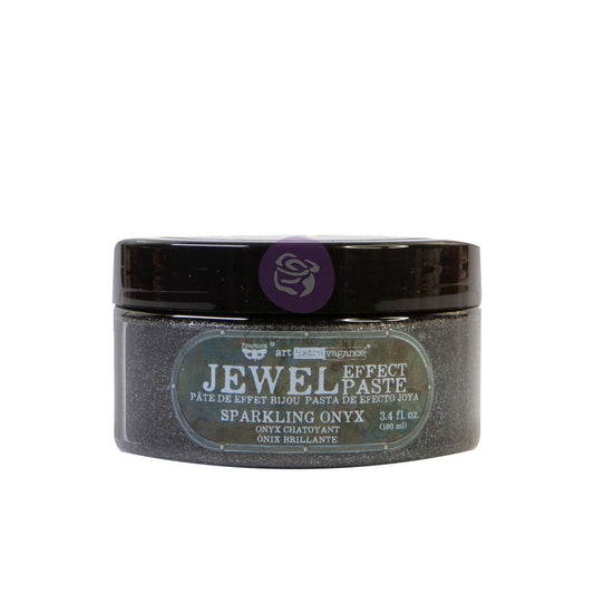 Art Extravagance – Jewel Texture Paste – Sparkling Onyx – 1 jar, 100ml (3.4 fl oz)