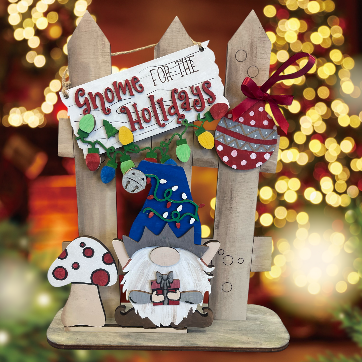 Christmas Gnome Fence Add On