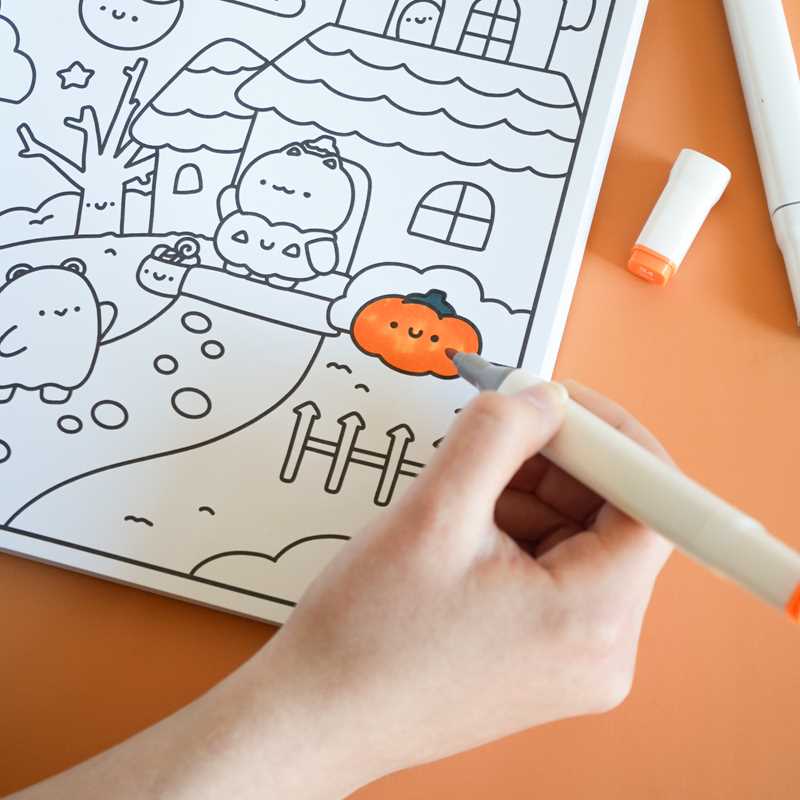 Cute & Cozy Coloring: Spooky by Becky Cas