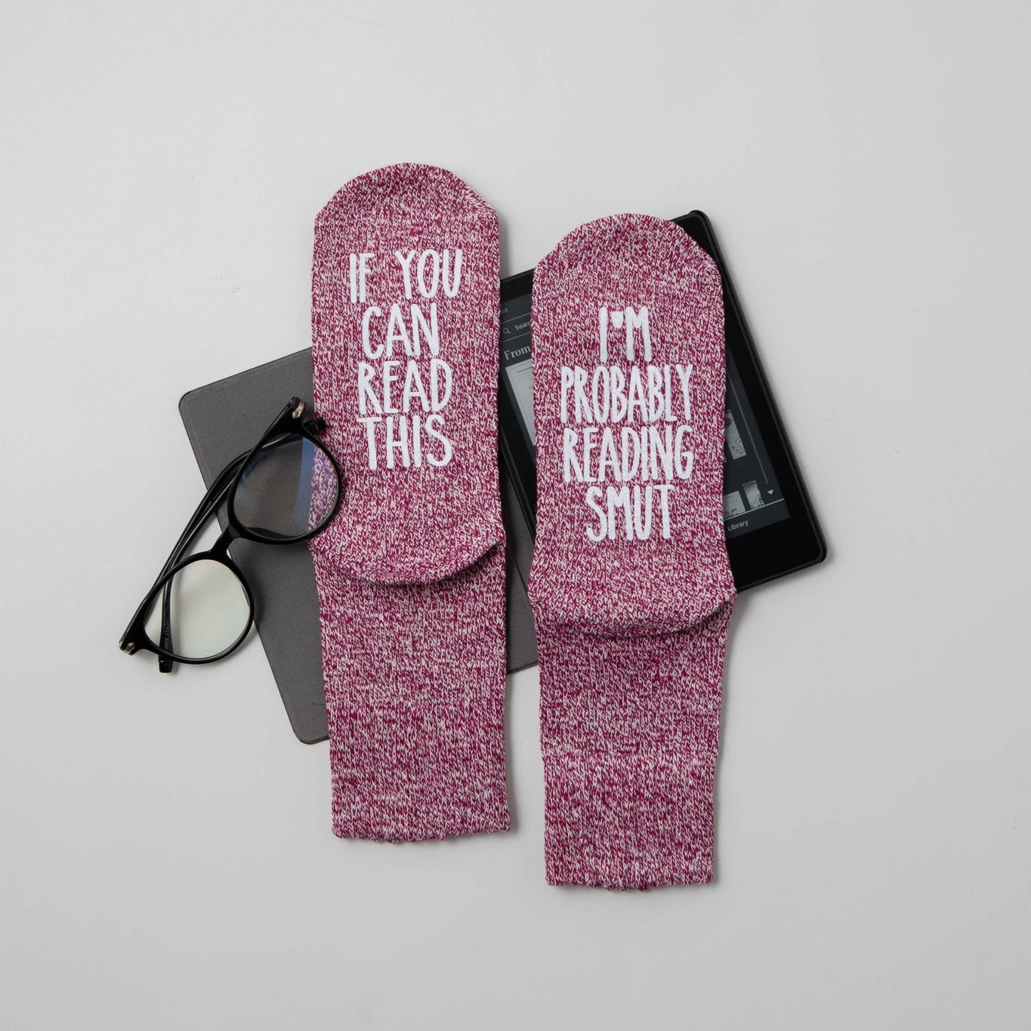 "If You Can Read This, I'm Probably Reading Smut" Socks