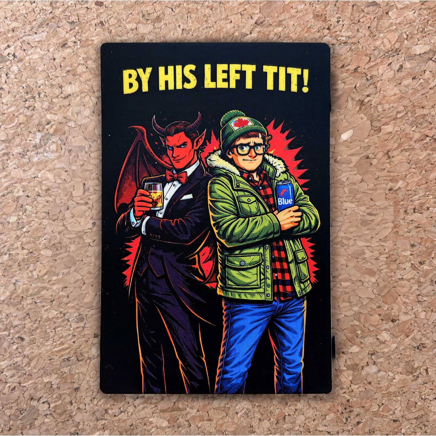 Mordecai – By His Left Tit Vinyl Sticker