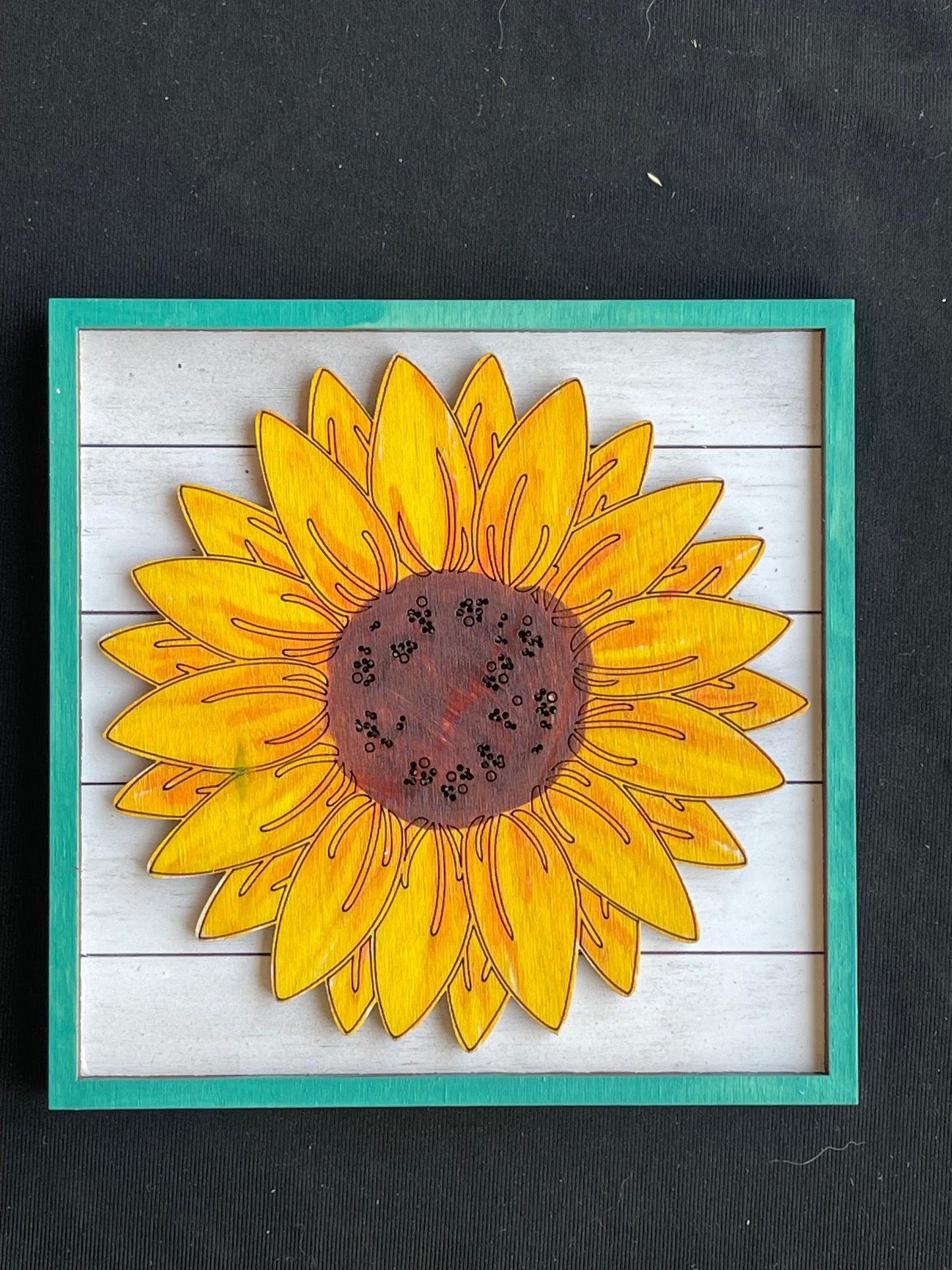 Framed Sunflower Insert