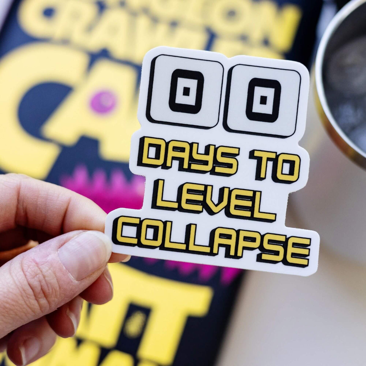 Days to Level Collapse Sticker | Dungeon Crawler Carl