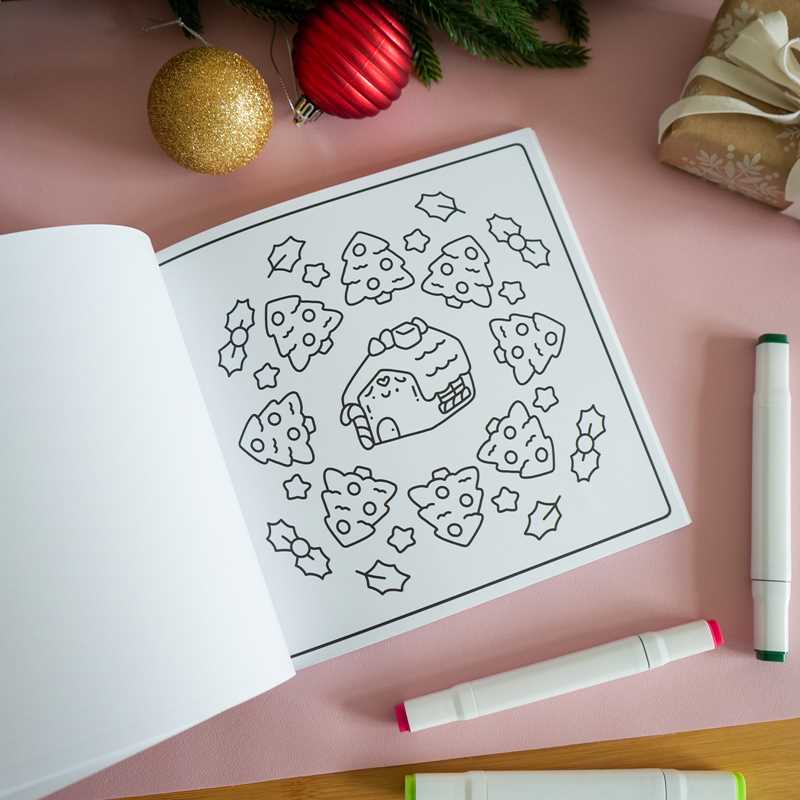 Cute & Cozy Coloring: Merry by Becky Cas