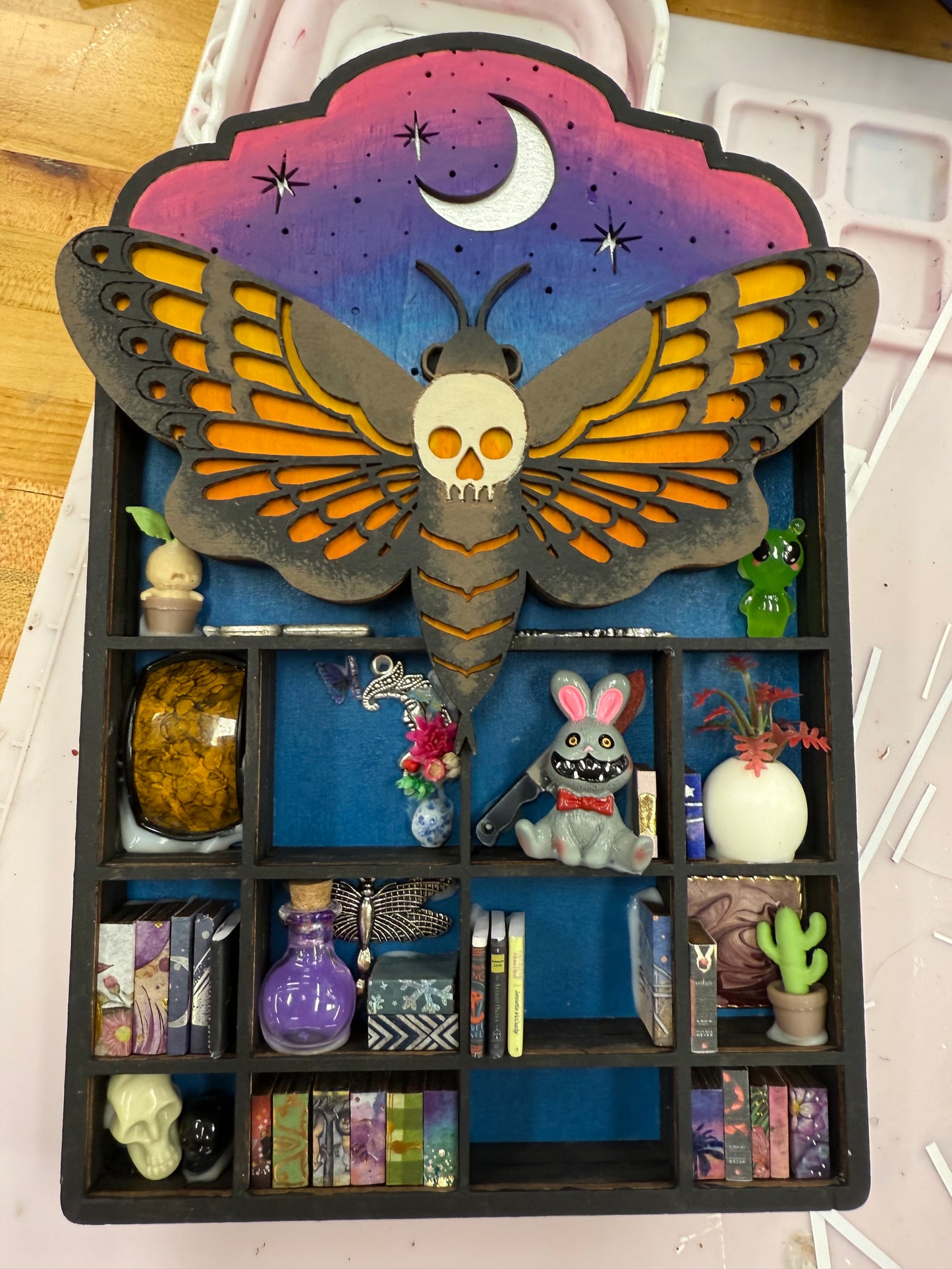 Mini Bookshelves Workshop