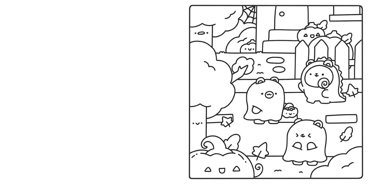 Cute & Cozy Coloring: Spooky by Becky Cas