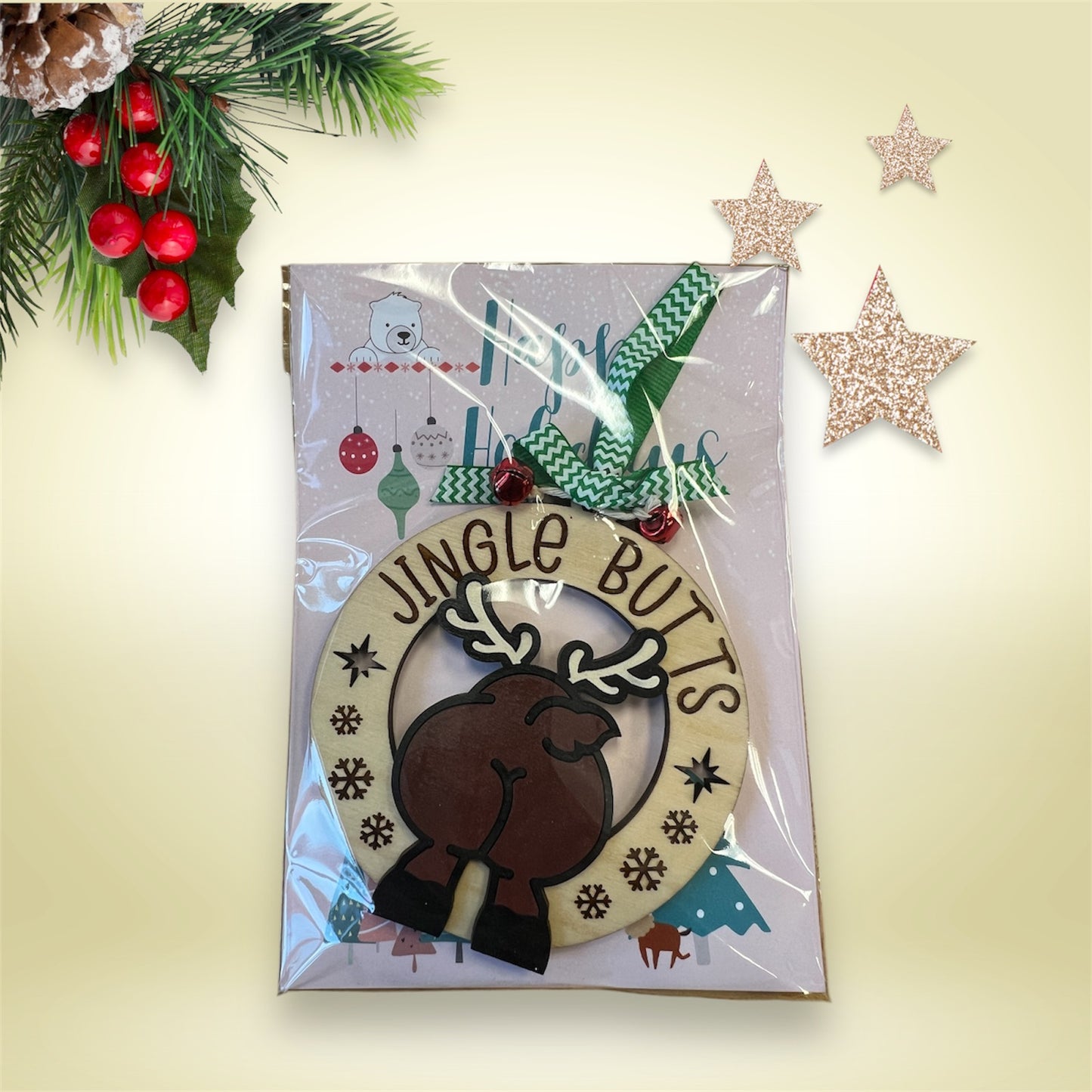 Jingle Butts - Reindeer Ornament