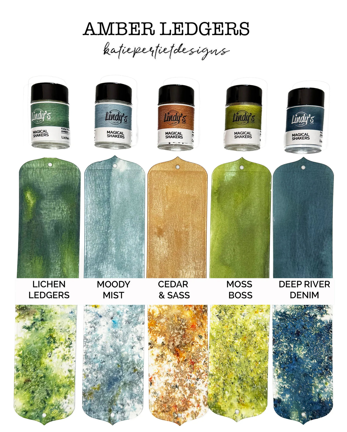 Amber Ledgers Set of 5 Magical Shaker Set