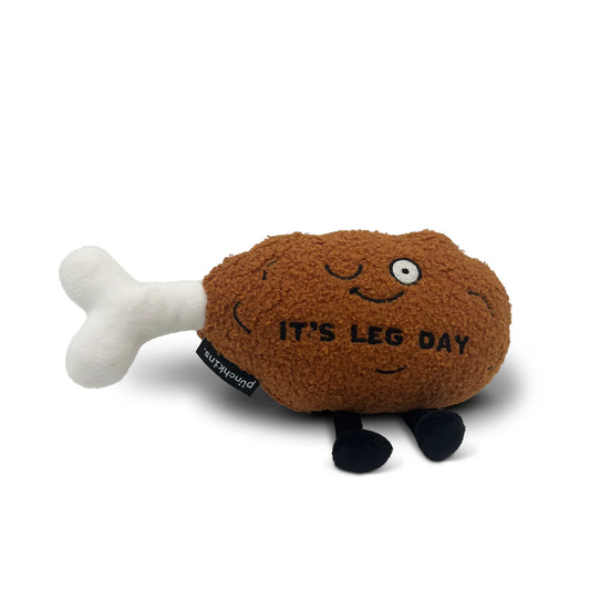 "It’s Leg Day" Chicken Leg Plush