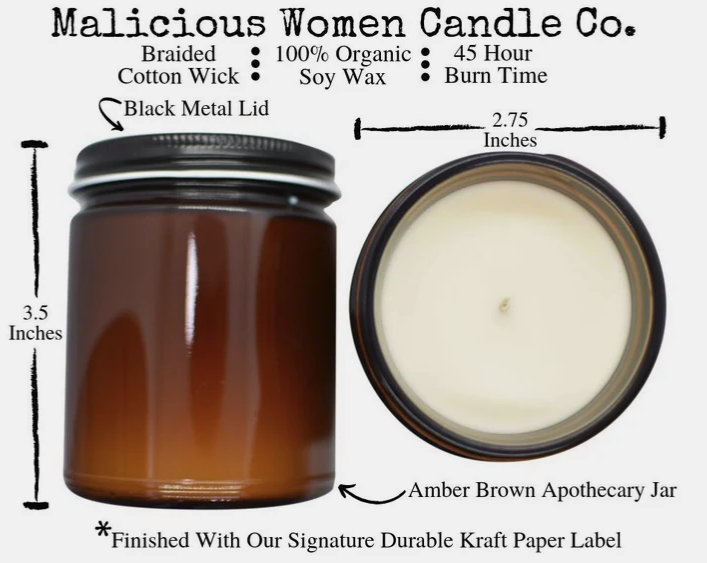 Heading Down to Rock Bottom - Malicious Women Candle Co