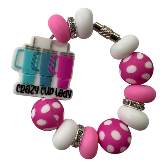 TCRing - Crazy Cup Lady Tumbler Charm