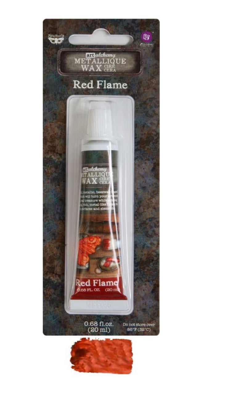 Finnabair Wax Paste – Red Flame  – 0.68 fl oz (20 ml)