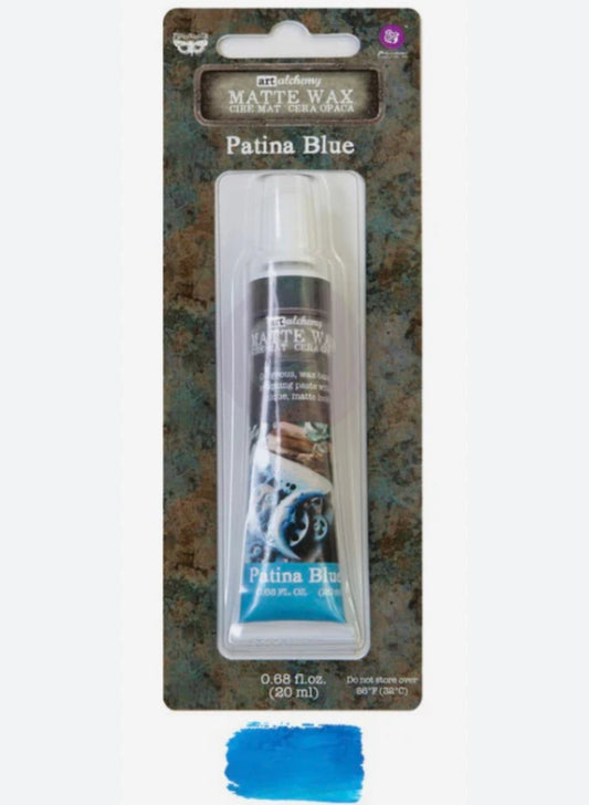 Art Alchemy Matte Wax Patina Blue 0.68oz (20ml)