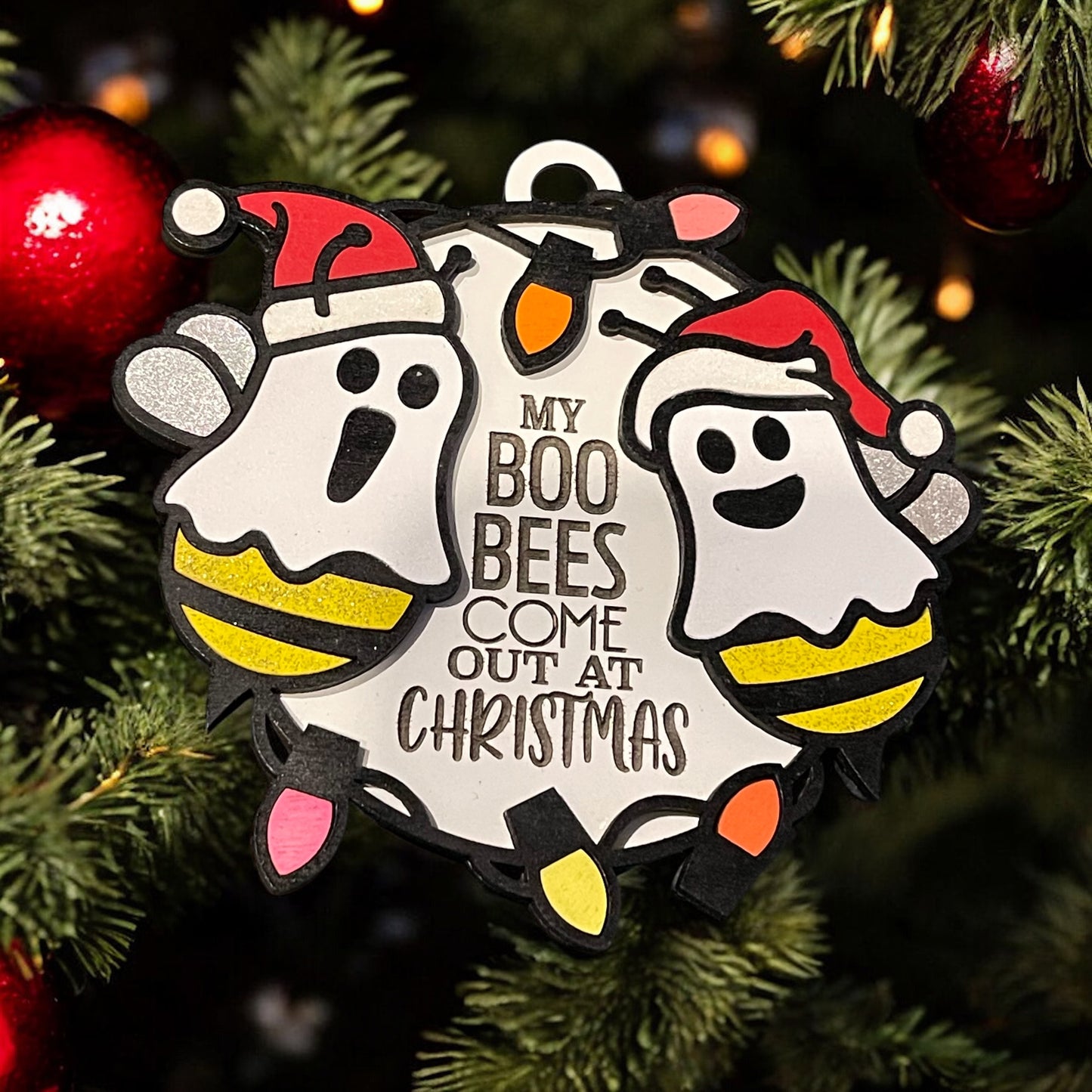 Boo-Bees Christmas Ornament