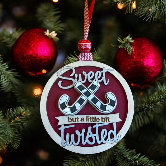 Sweet but a little Twisted Ornament