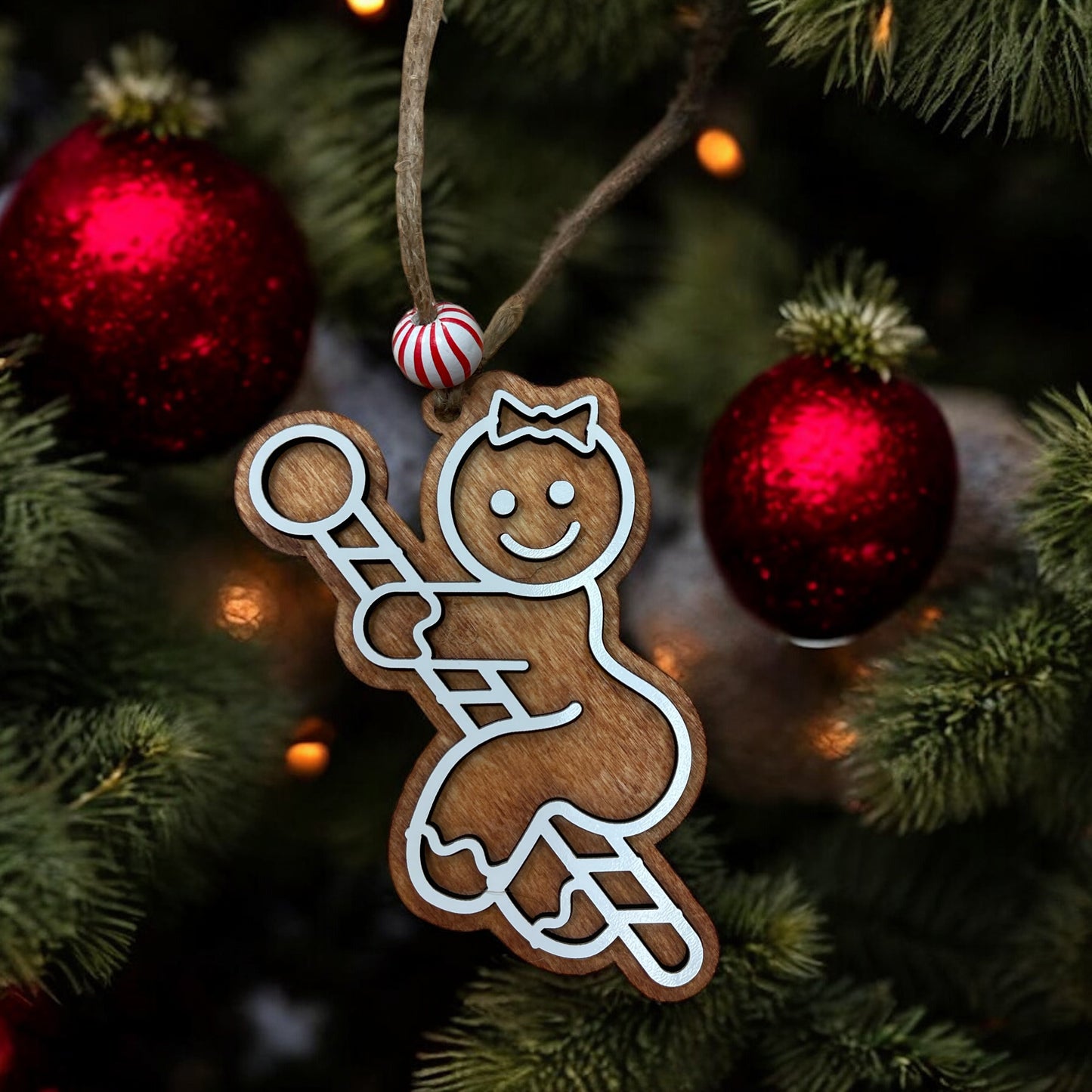 Pole dancing Gingerbread Ornament