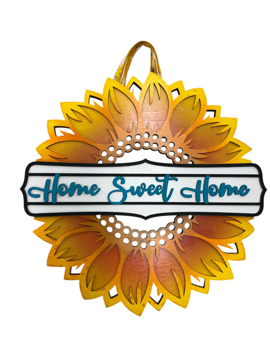 Sunflower Welcome Sign