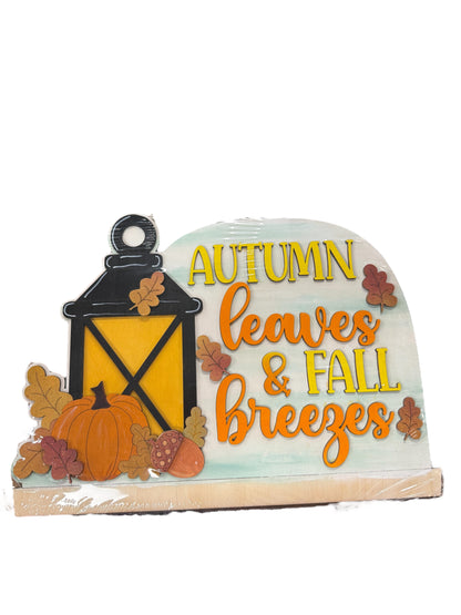 Autumn Leaves Fall Breeze Seasonal Insert