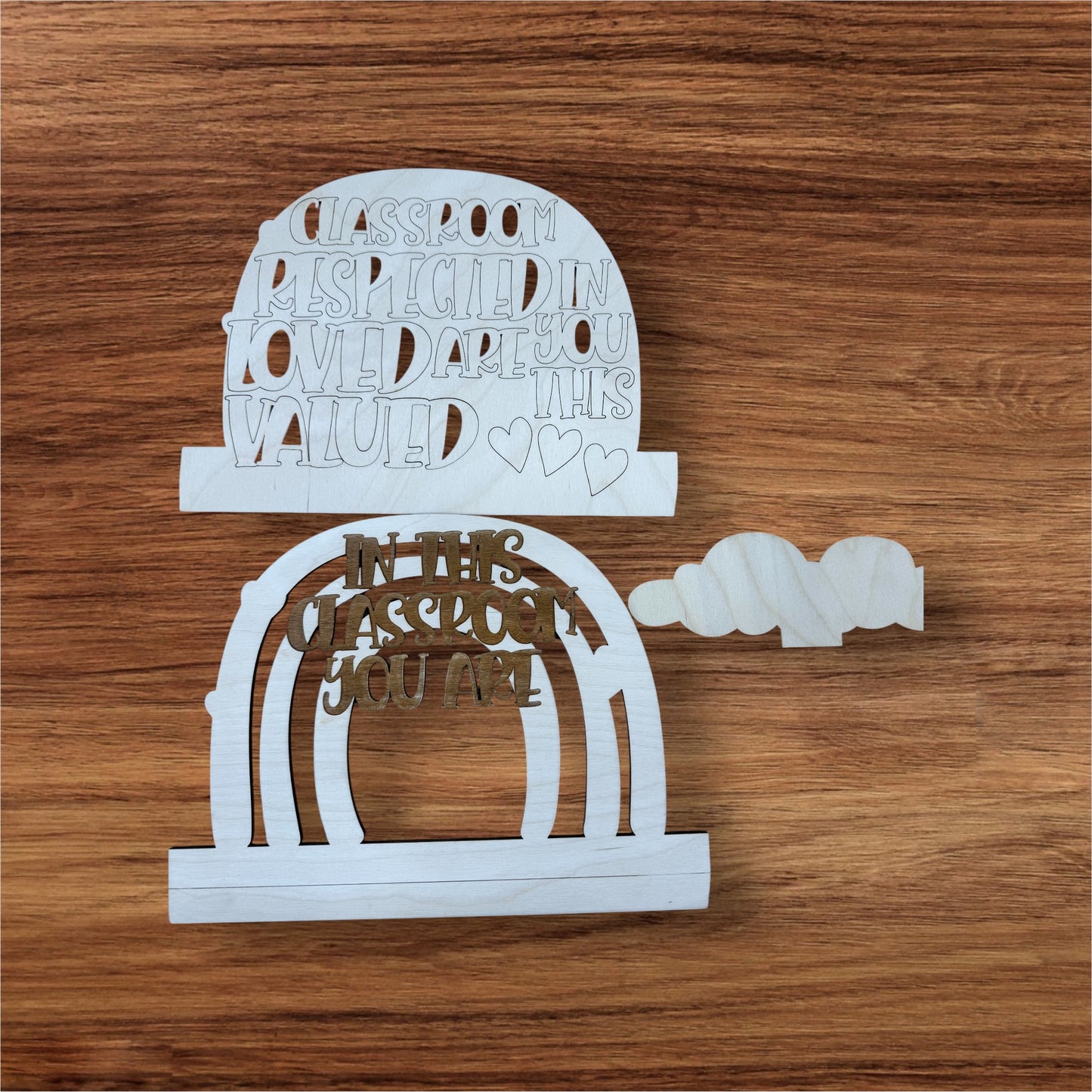 Classroom Love  Seasonal Insert for Interchangeable rounds or Crate