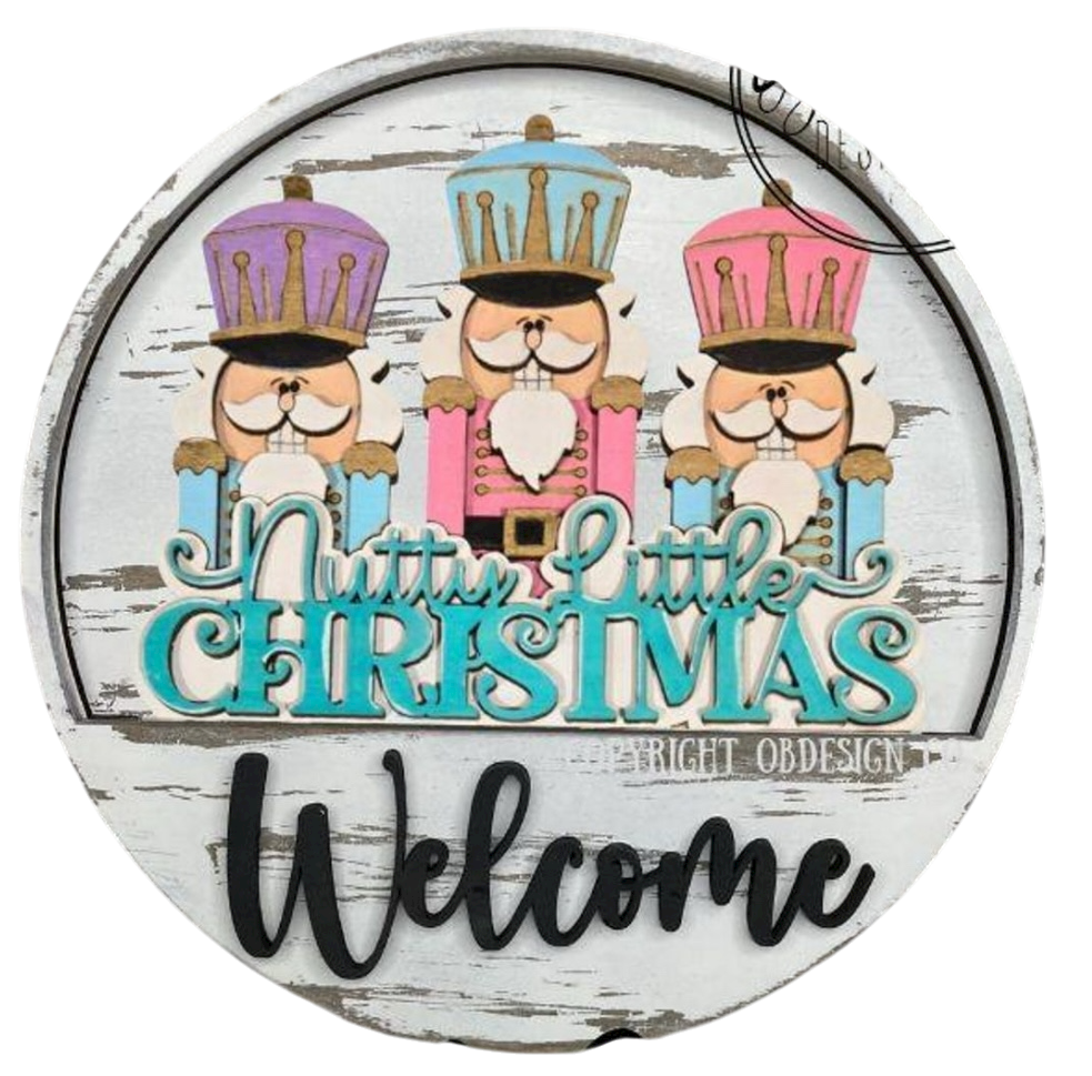 A Nutty Christmas Insert for Interchangeable rounds or Crate