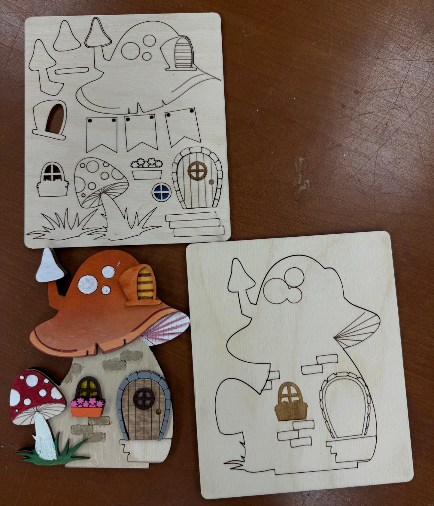 Mushroom Set of 5 - DIY set