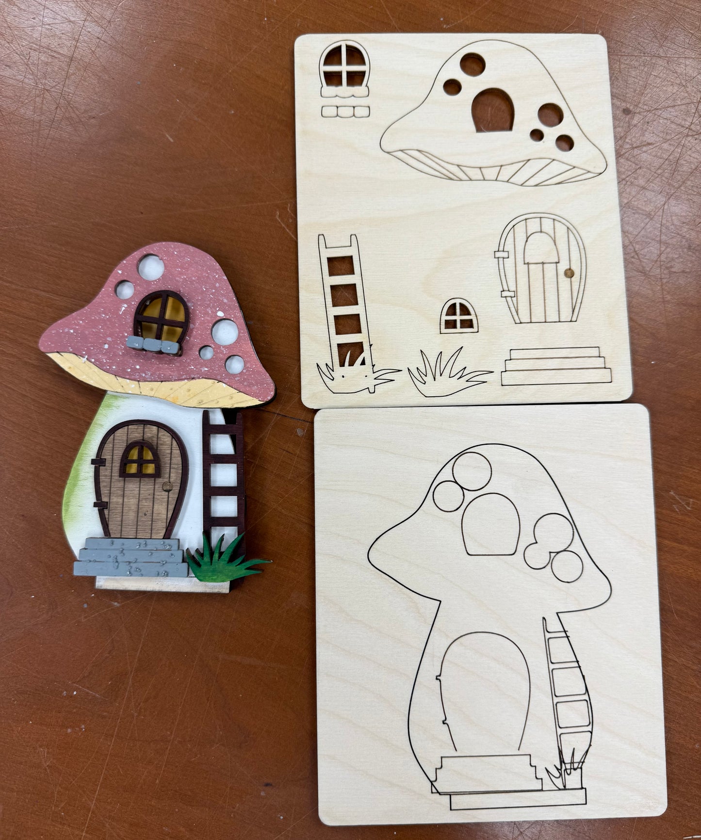 Mushroom Set of 5 - DIY set