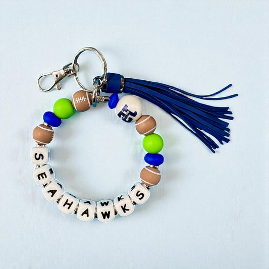 Seattle Seahawks Keychain wristlet - Letters