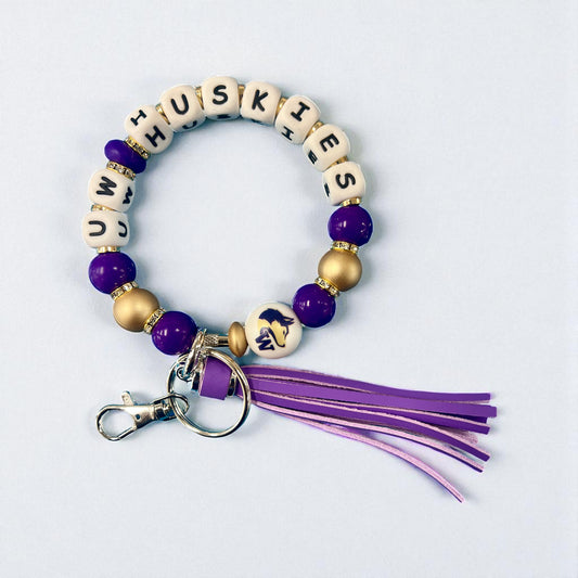 UW Huskies Keychain wristlet - Letters