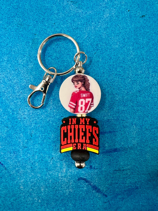 Taylor Swift Chiefs Keychain