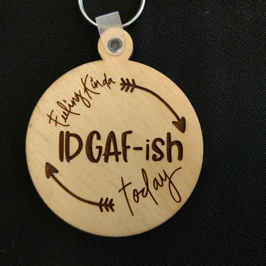 IDGAF keychain