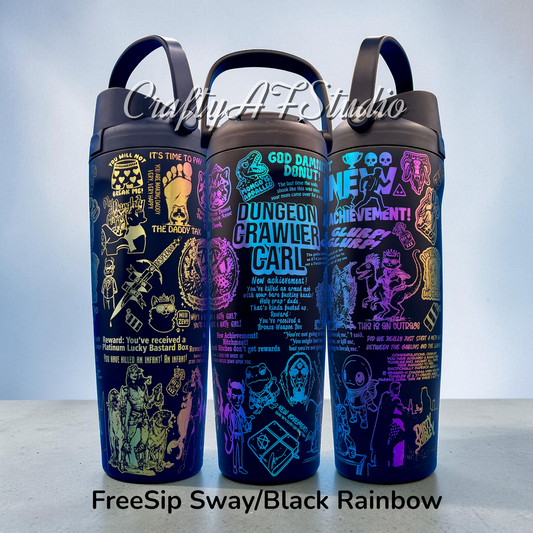 30oz Dungeon Crawler Carl Book Series Themed Laser Engraved Tumbler