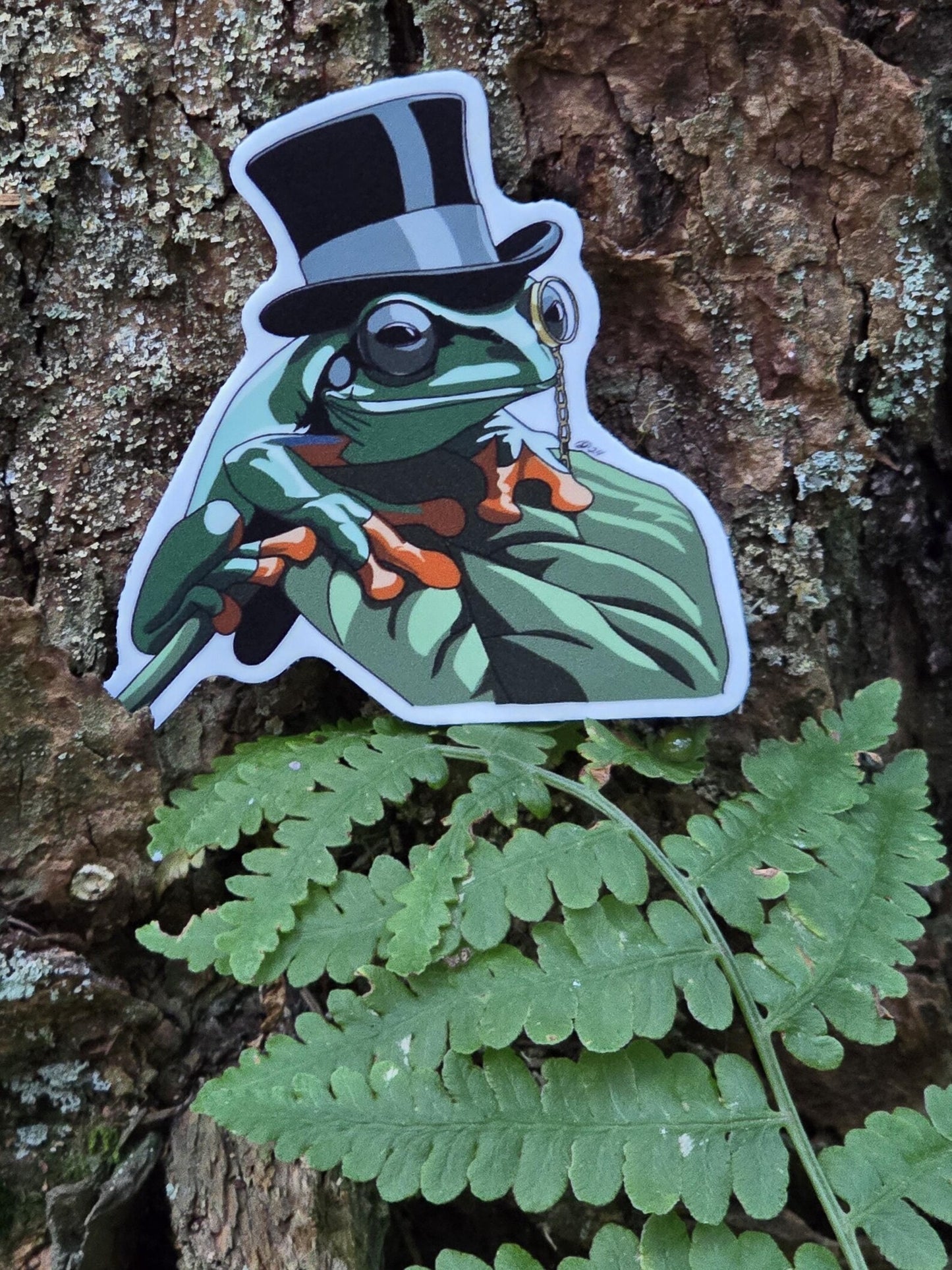 Pickles Frog Sticker