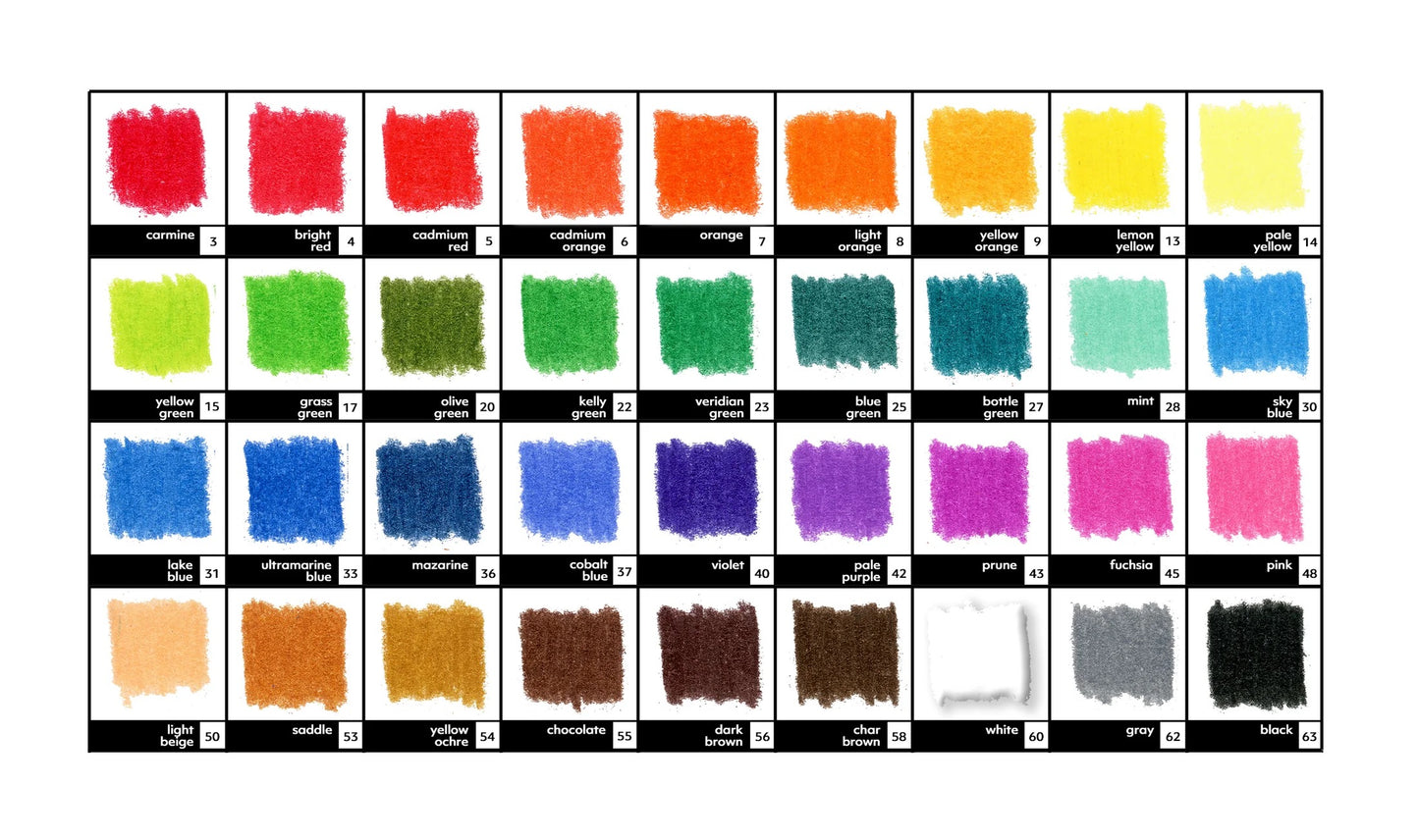 36 Colored Pencil Set - With