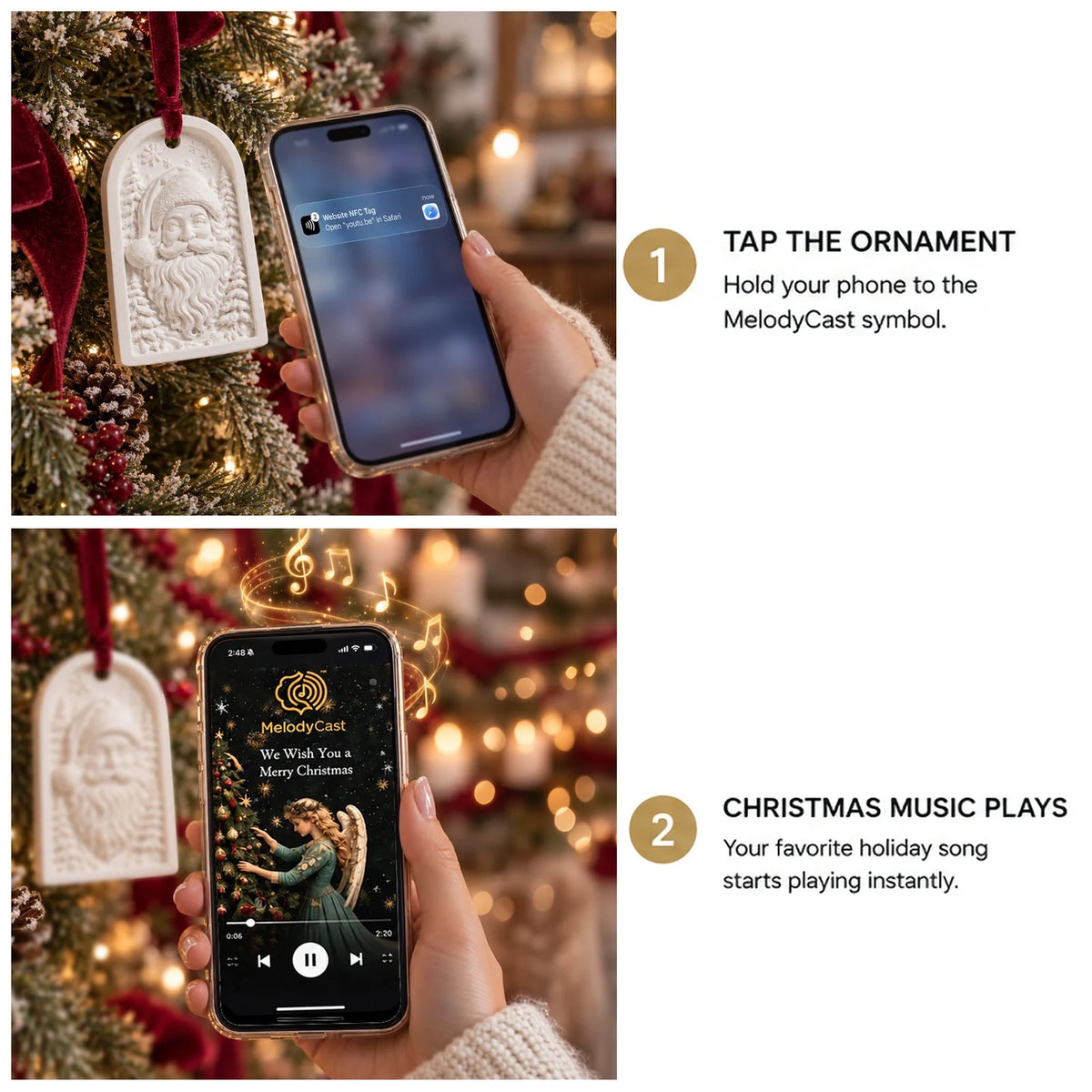 Melody Cast Ornaments