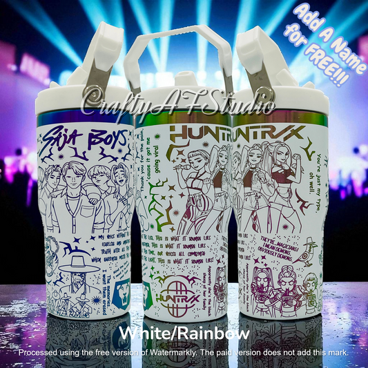 20oz K-Pop Demon Hunters Laser Engraved Tumbler V2
