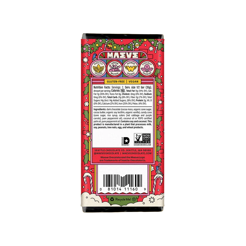Candy Cane Truffle Bar