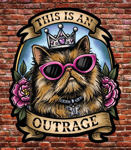 Princess Donut "Outrage" 4 inch Sticker