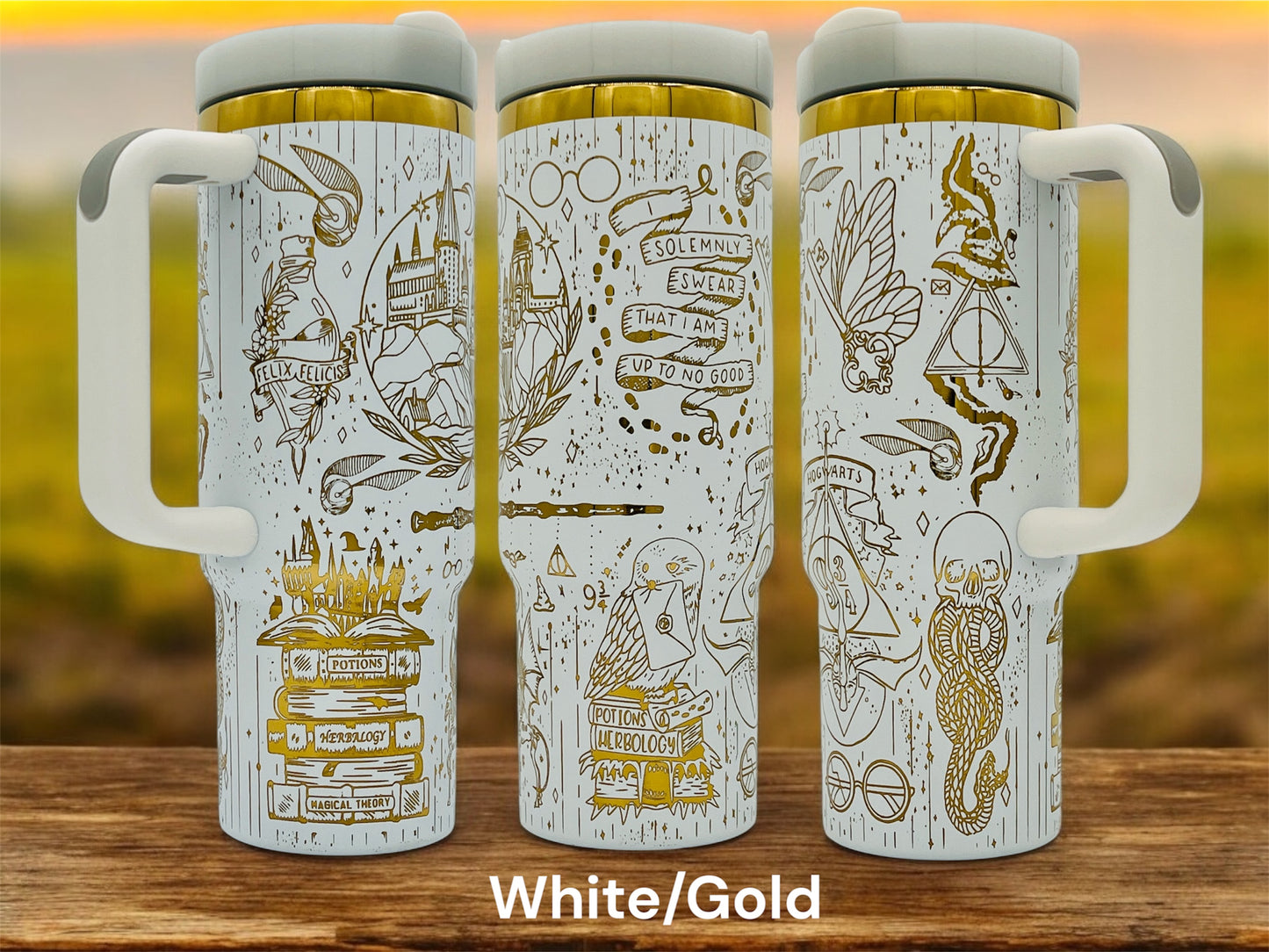 30oz HP Wizarding World Laser Engraved Tumbler