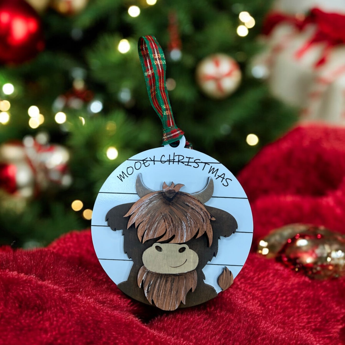 Mooey Christmas Ornament