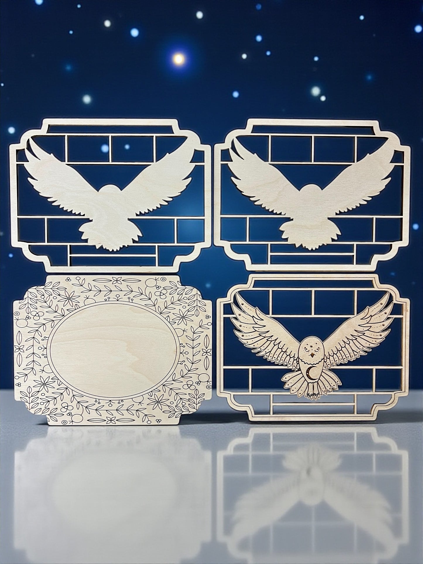 Celestial Owl Mini Bookshelf
