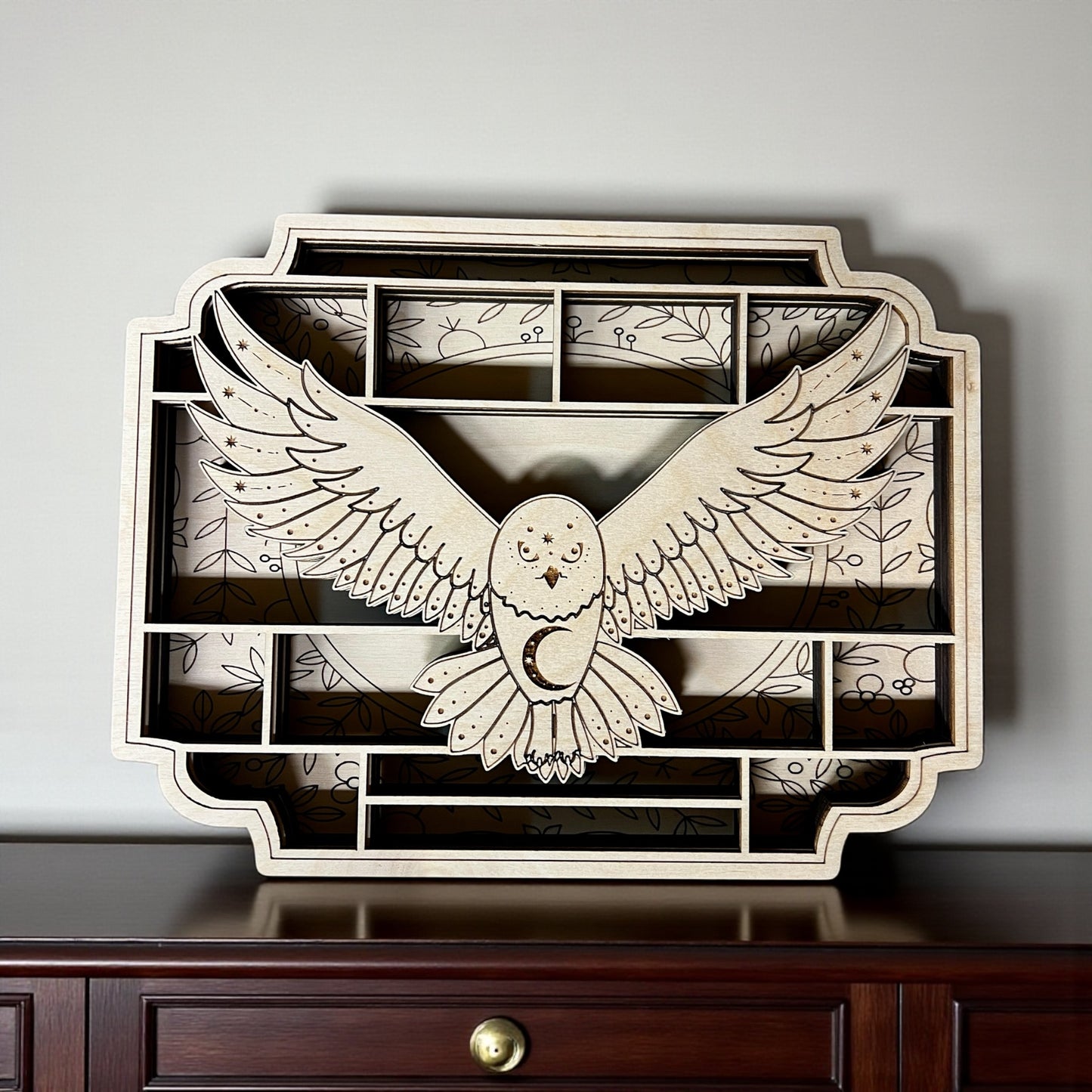 Celestial Owl Mini Bookshelf