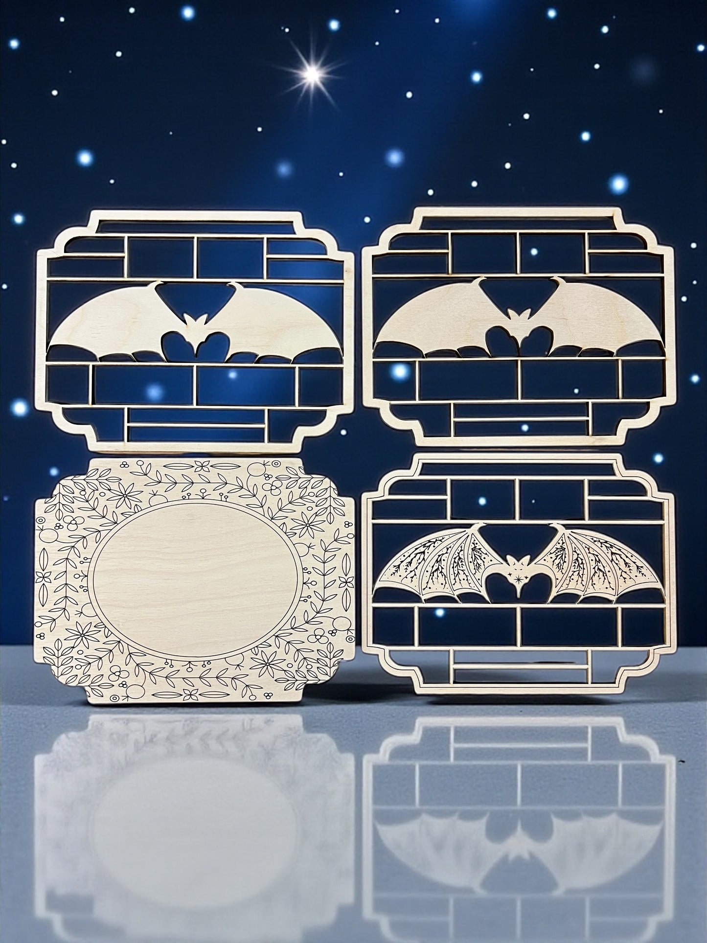 Celestial Bat Mini Bookshelf