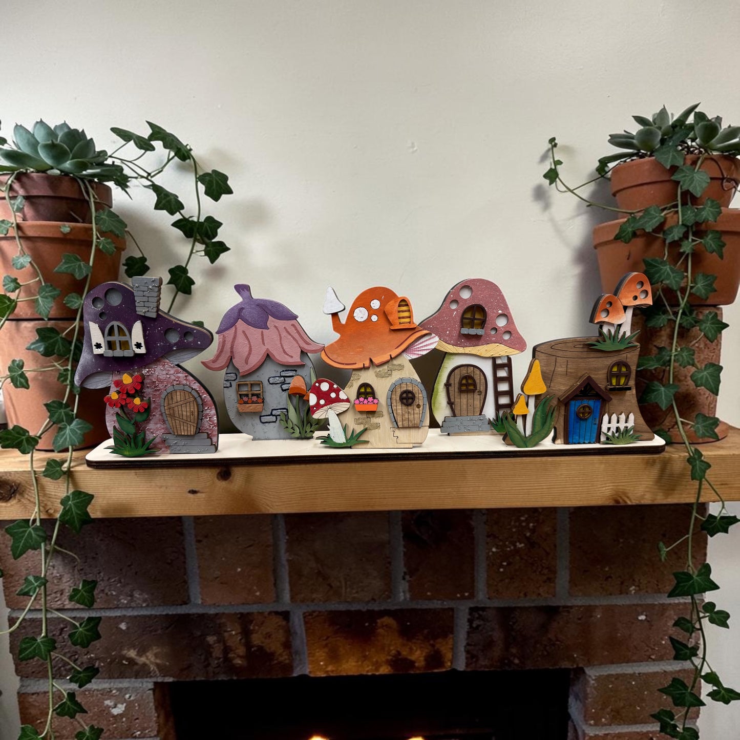 Mushroom Set of 5 - DIY set