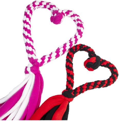 Heart Fleece Rope