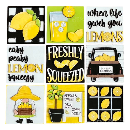 Lemon Time Interchangeable Squares/Tiles